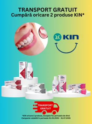 Promotie cu transport gratuit la Laboratorios Kin