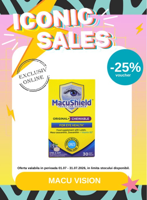 Iconic Sales cu 25% voucher aplicat in cos la Macu Vision