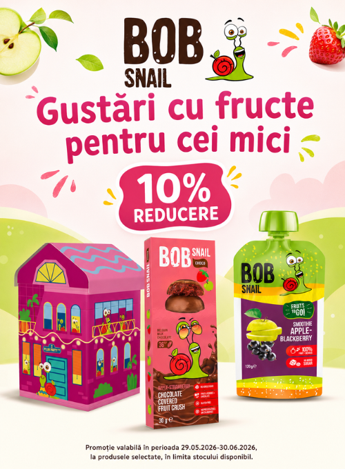 Promotie cu 10% reducere la Bob Snail