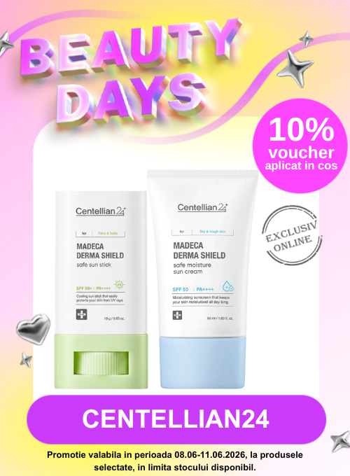 Promotie cu 10% voucher aplicat in cos la Centellian24 - Beauty Days