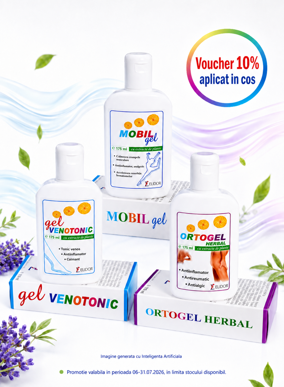 Promotie cu 10% Voucher aplicat in cos la Elidor