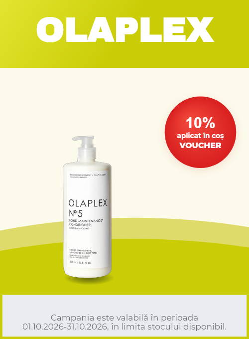 Promotie cu 10% voucher aplicat in cos la Olaplex