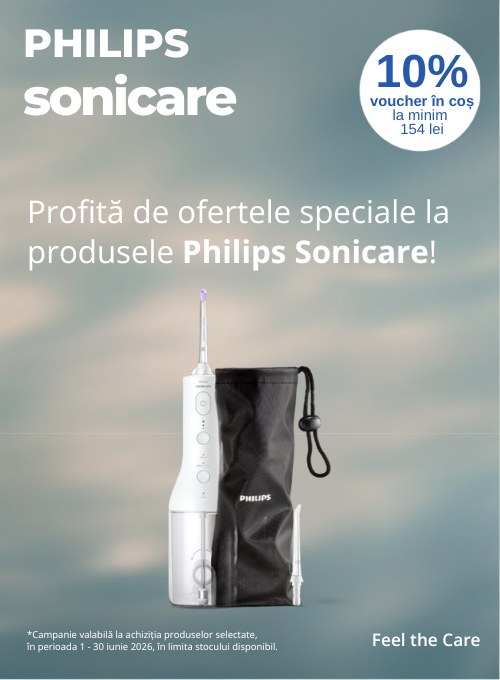 Promotie cu 10% voucher aplicat in cos la Philips Sonicare