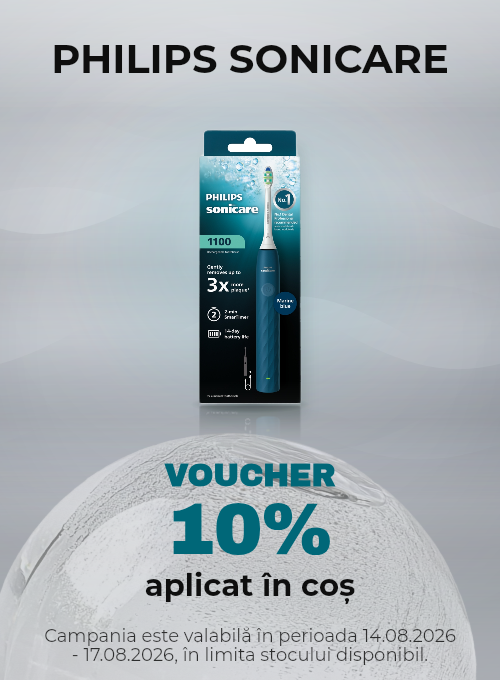 Promotie cu 10% voucher aplicat in cos la Philips Sonicare