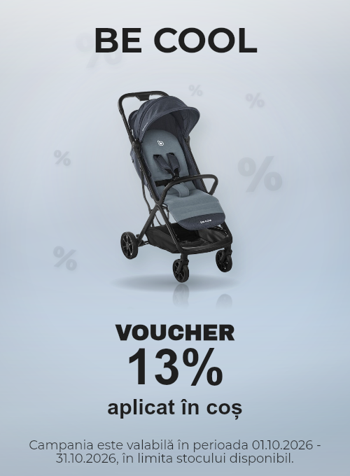 Promotie cu 13% voucher aplicat in cos la Be Cool