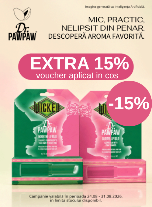Promotie cu 15% voucher aplicat in cos la Dr.Pawpaw - End of summer Sale