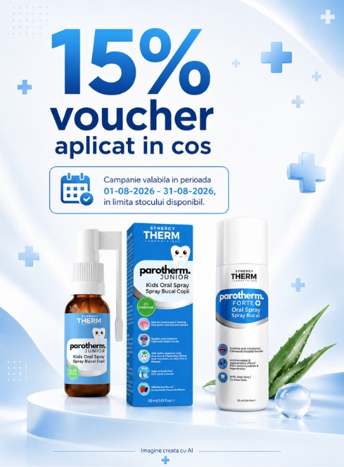 Promotie cu 15% voucher aplicat in cos la Synergy Therm