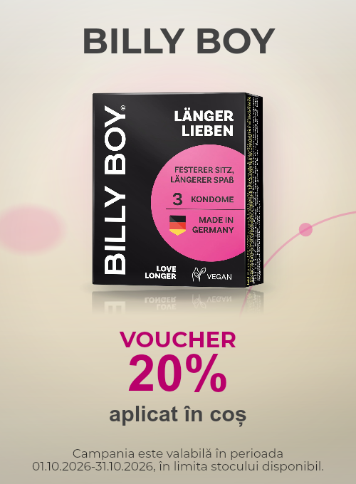 Promotie cu 20% voucher aplicat in cos la Billy Boy