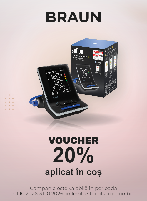 Promotie cu 20% voucher aplicat in cos la Braun