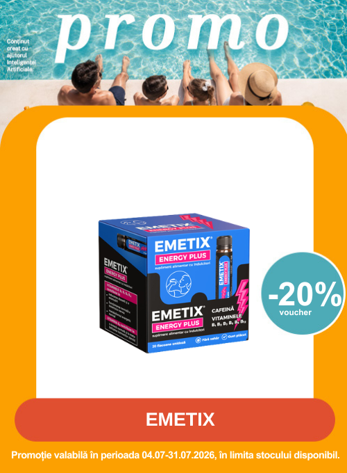 Promotie cu 20% voucher aplicat in cos la Emetix