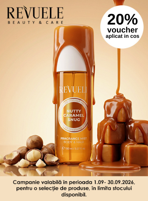 Promotie cu 20% voucher aplicat in cos la Revuele
