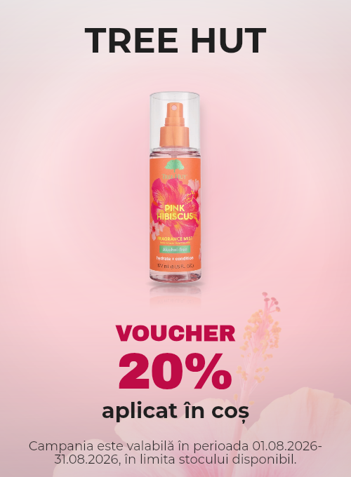 Promotie cu 20% voucher aplicat in cos la Tree Hut