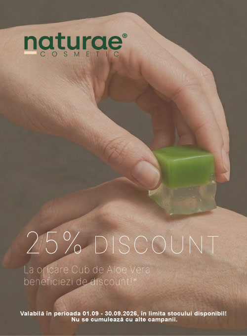 Promotie cu 25% reducere la Naturae Cosmetic