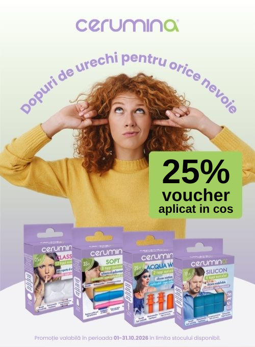 Promotie cu 25% voucher aplicat in cos la Cerumina