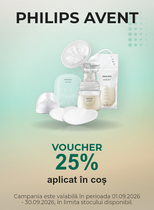 Promotie cu 25% voucher aplicat in cos la Philips Avent