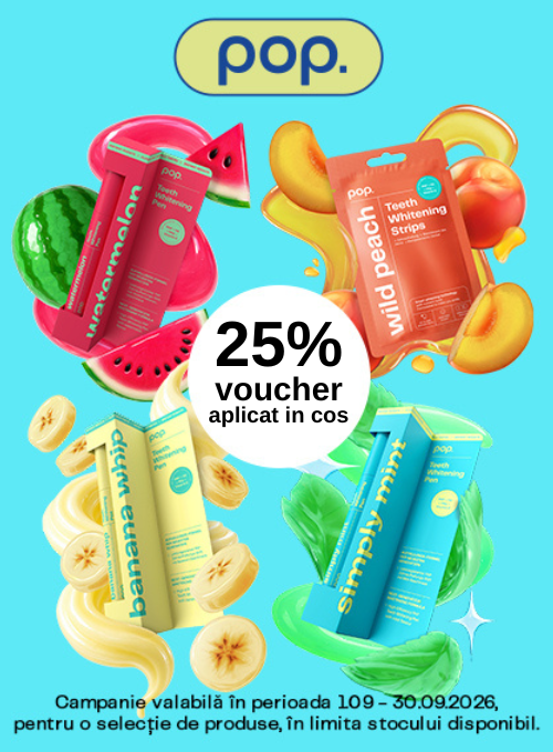 Promotie cu 25% voucher aplicat in cos la Smilepen Pop
