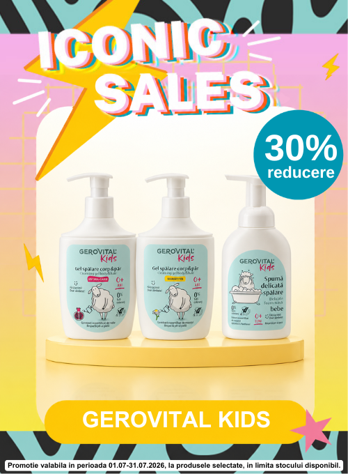 Promotie cu 30% reducere la Gerovital Kids - Iconic Sales