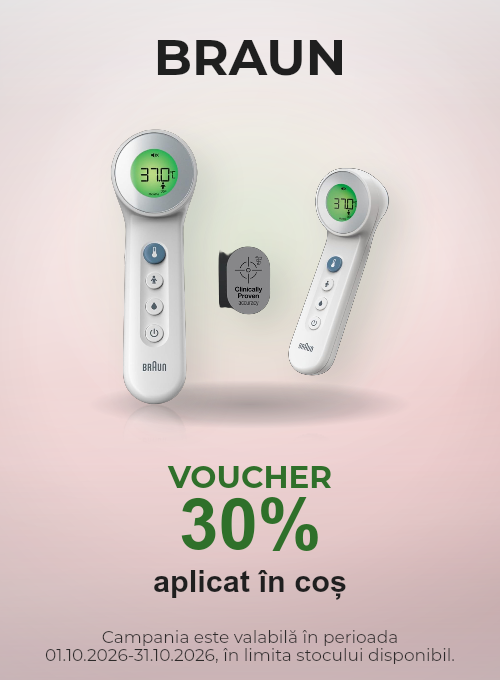 Promotie cu 30% voucher aplicat in cos la Braun