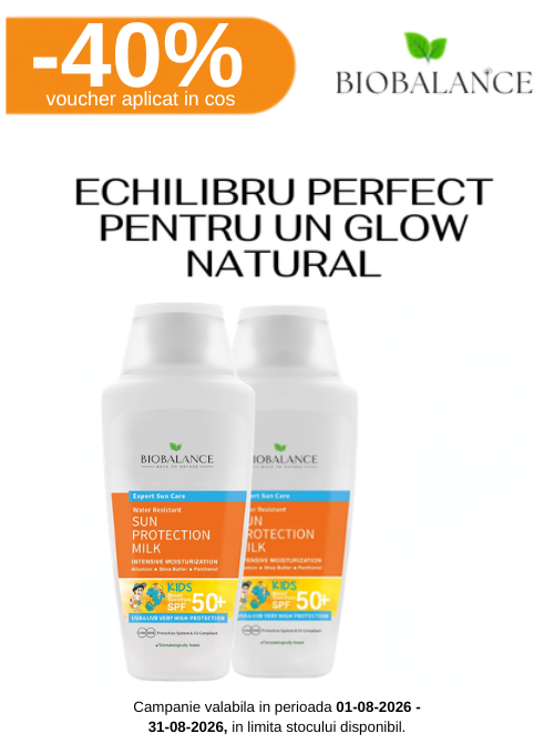 Promotie cu 40% voucher aplicat in cos la Bio Balance