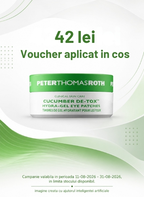 Promotie cu 42 lei voucher aplicat in cos la Peter Thomas Roth