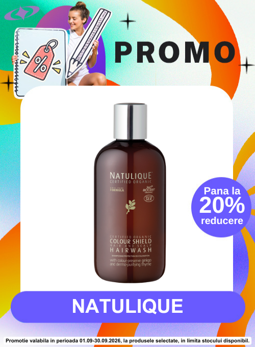 Promotie cu pana la 20% reducere la Natulique