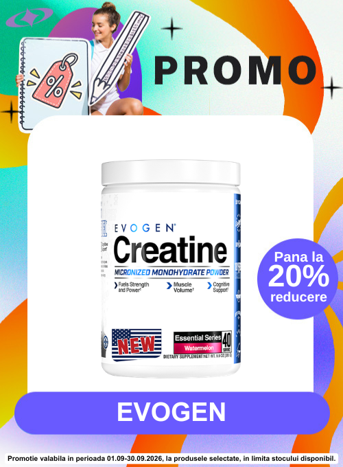 Promotie cu pana la 25% reducere la Evogen