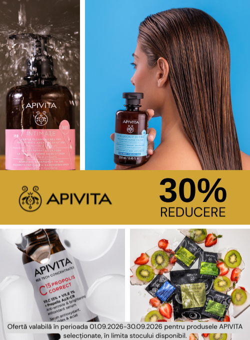 Promotie cu pana la 30% reducere la Apivita