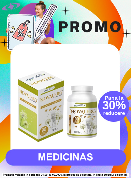Promotie cu pana la 30% reducere la Medicinas