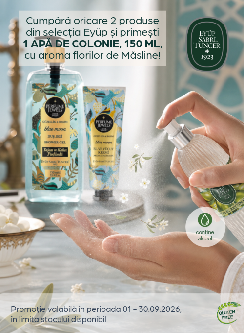 Promotie cu produs bonus la Eyup