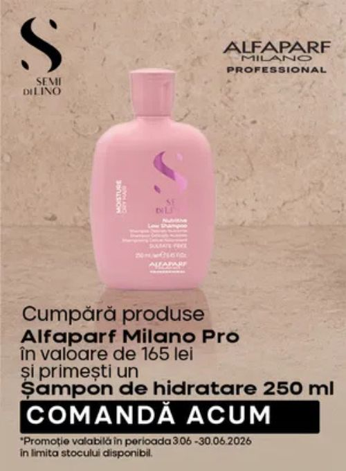 Promotie cu produs promotional Alfaparf