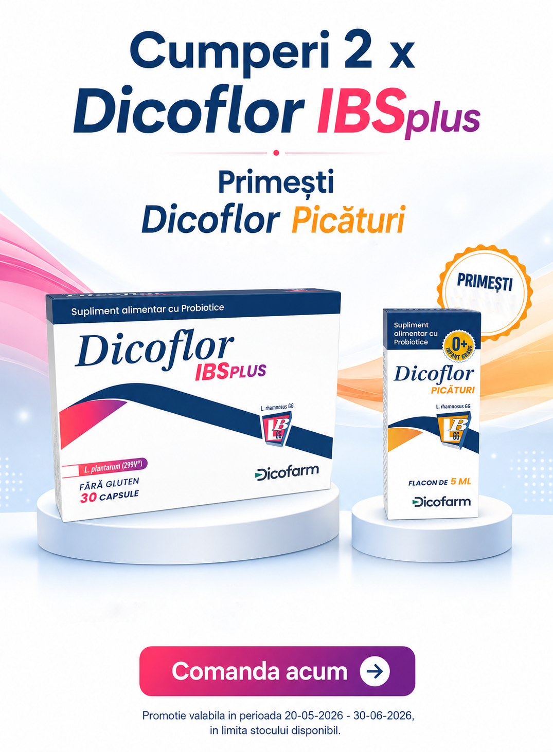Promotie cu produs promotional Dicoflor