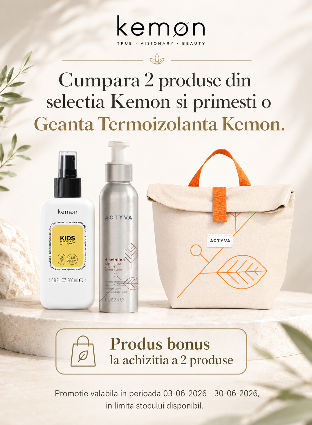 Promotie cu produs promotional Kemon