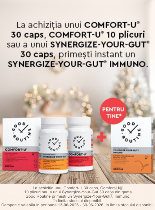 Promotie cu produs promotional la Good Routine
