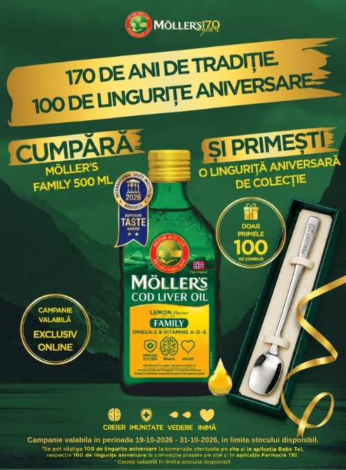 Promotie cu produs promotional la Moller's