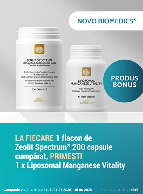 Promotie cu produs promotional la Novo Biomedics Zeolit