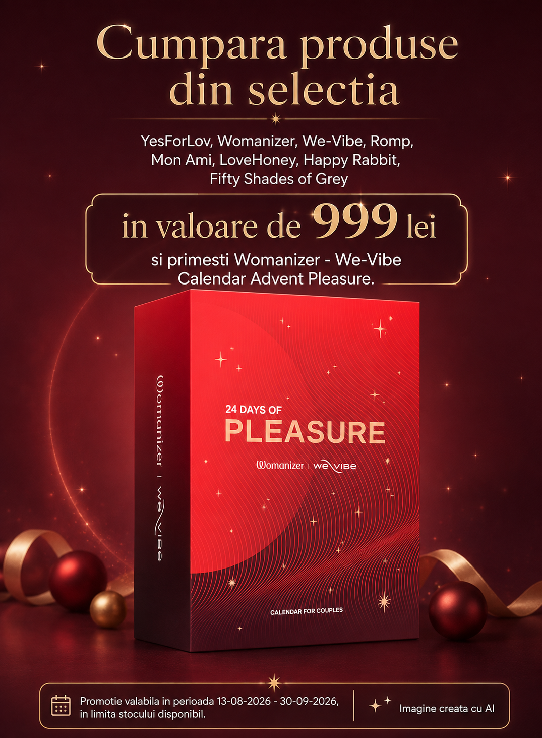 Promotie cu produs promotional Woomanizer - We-Vibe