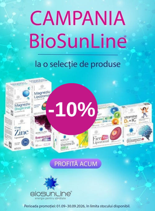 Promotie cu reducere 10% la BioSunLine
