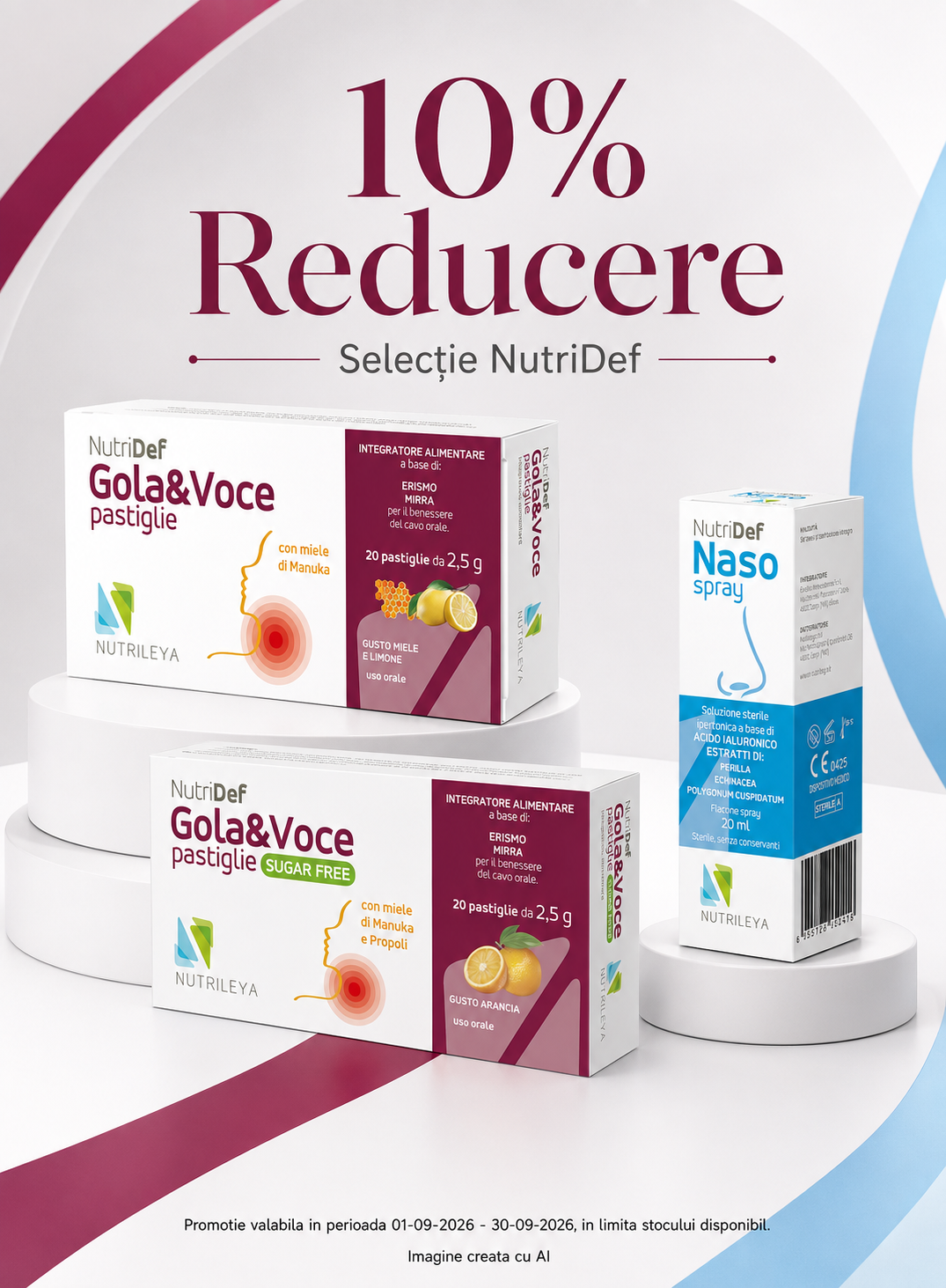 Promotie cu reducere 10% la Nutridef
