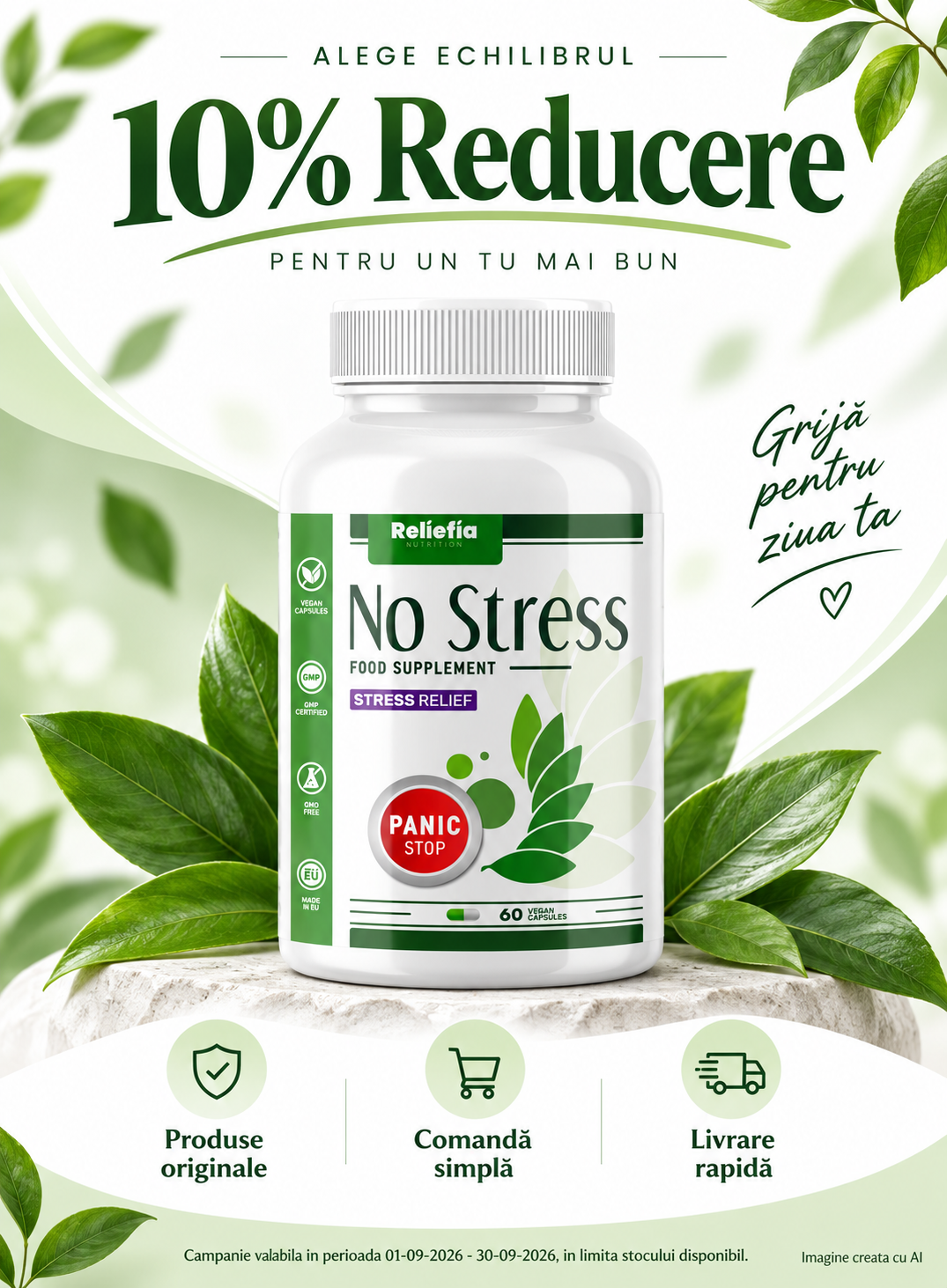 Promotie cu reducere 10% la Reliefia