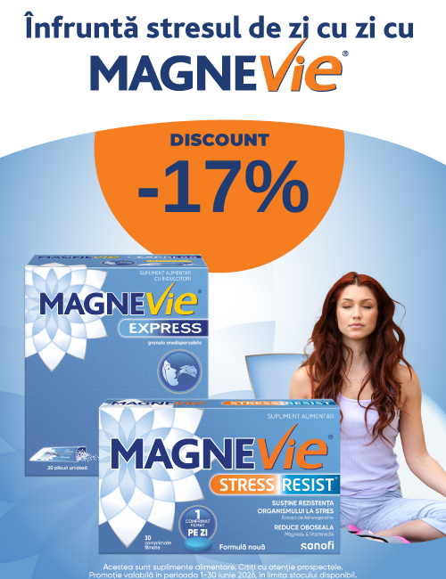 Promotie cu reducere 17% la Sanofi - MagneVie