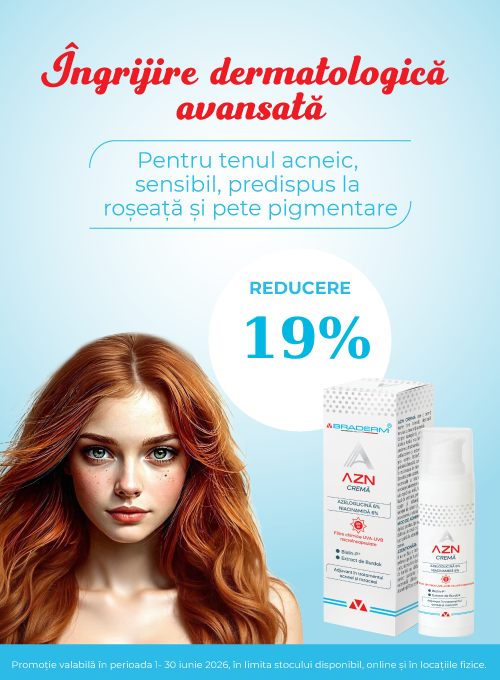 Promotie cu reducere 19% la Braderm AZN