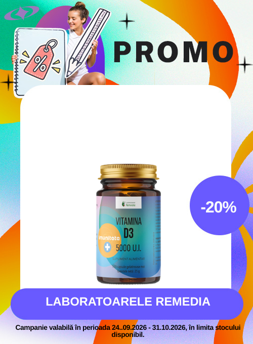 Promotie cu reducere 20% la Remedia