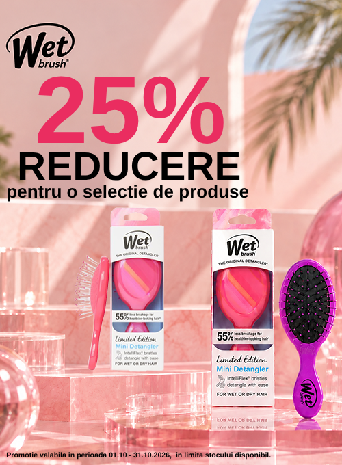 Promotie cu reducere 25% la Wet Brush