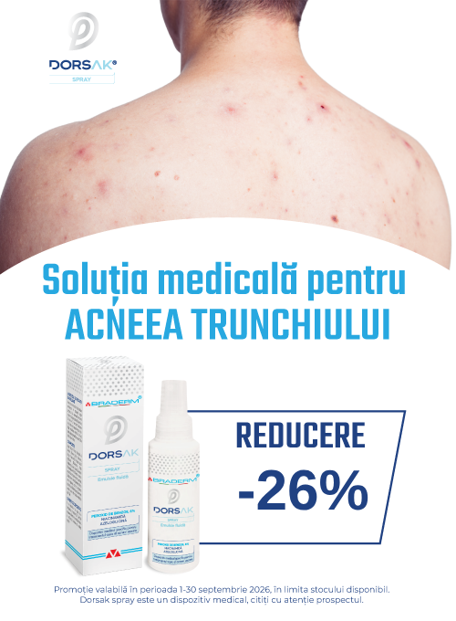Promotie cu reducere 26% la Dorsak Braderm
