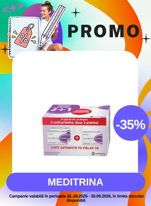 Promotie cu reducere 35% la Meditrina