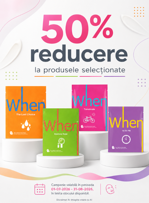 Promotie cu reducere 50% la When Beauty