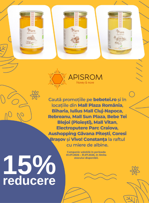 Promotie cu reducere de 15% la Apisrom