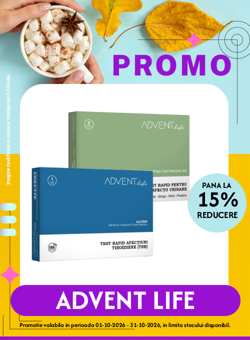 Promotie cu reducere de pana la 15% la Advent Life