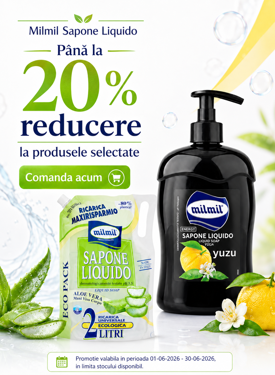 Promotie cu reducere de pana la 20% la Mil Mil