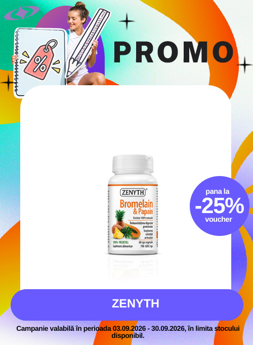 Promotie cu reducere de pana la 25% voucher la Zenyth